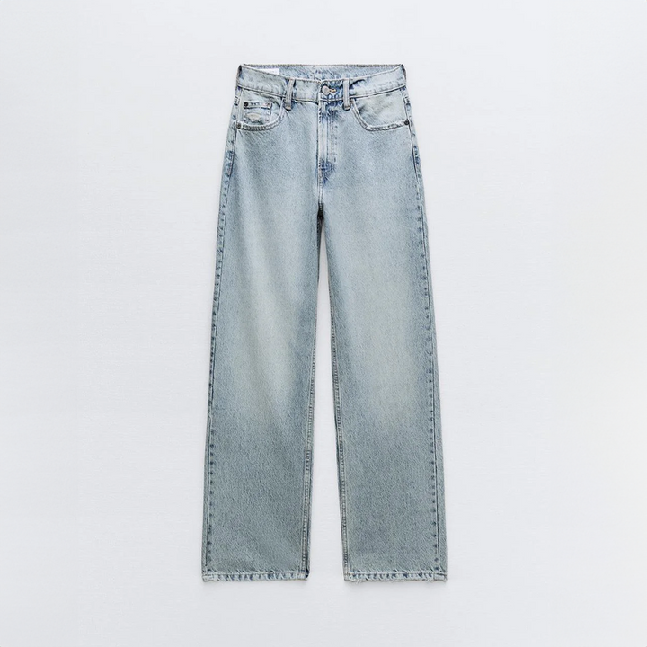 Kvinders Vintage slidte Jeans