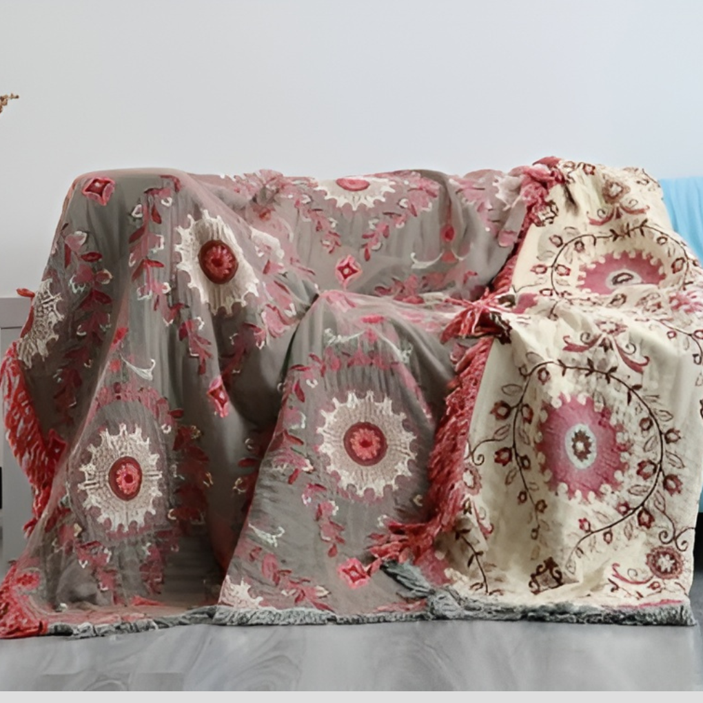 Vendbart skandinavisk ternet tæppe