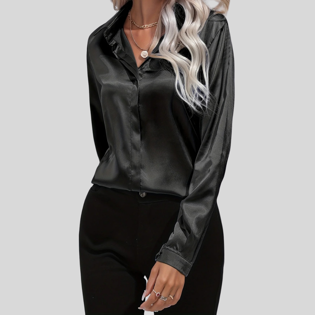 Elegant bluse til kvinder – diskret stil