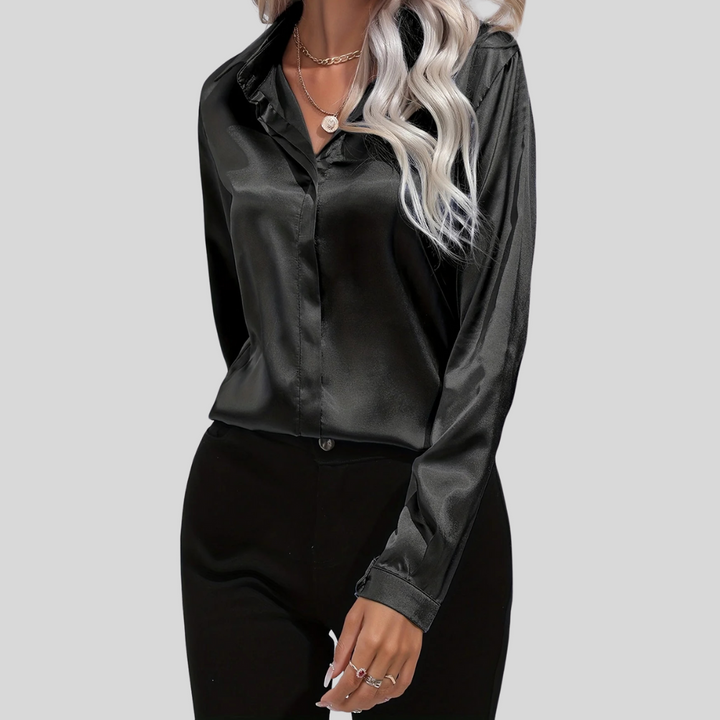 Elegant bluse til kvinder – diskret stil