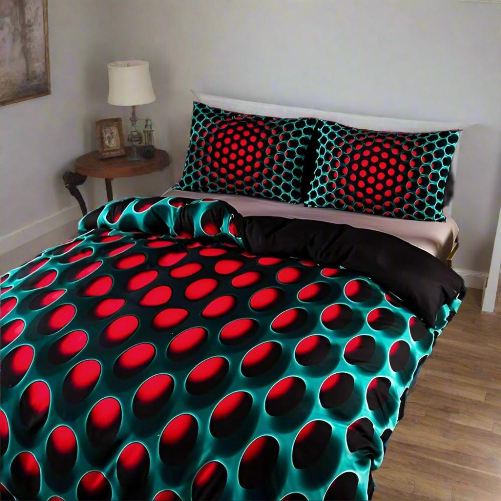 Kosmisk Vortex 3-Piece Quilt Cover Sæt