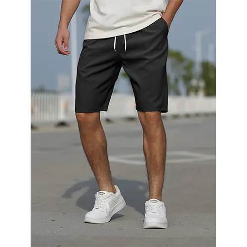 Højtaljede sommershorts til mænd