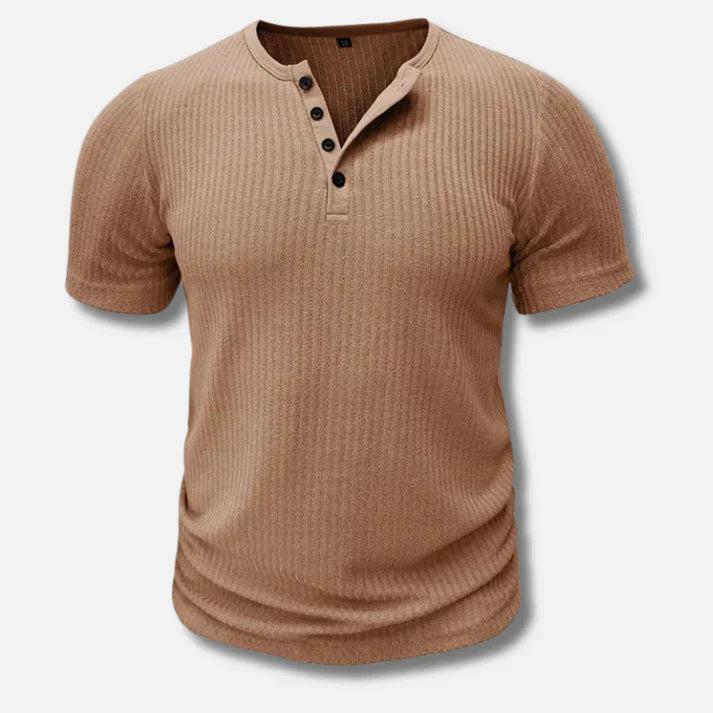 Slim-Fit Henley T-Shirt