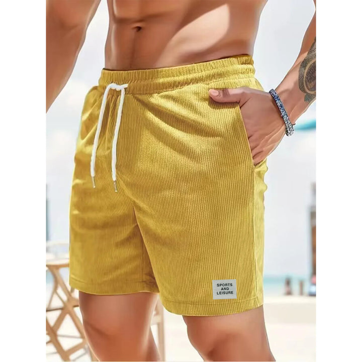 Afslappede fløjlsshorts til mænd