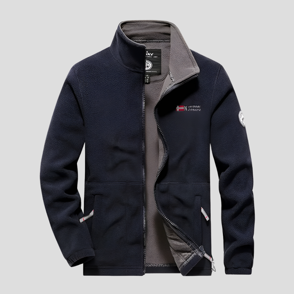 Casual outdoor-fleece til mænd