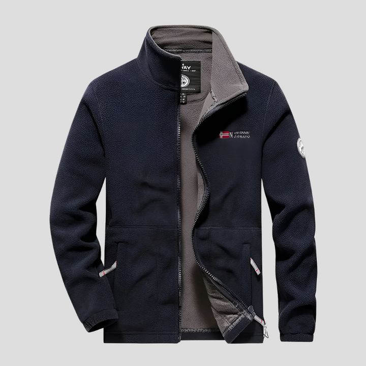 Casual outdoor-fleece til mænd