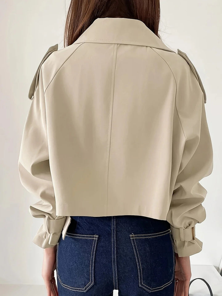 Chic Casual Kort Trenchcoat