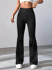 Flared Glitter Trousers