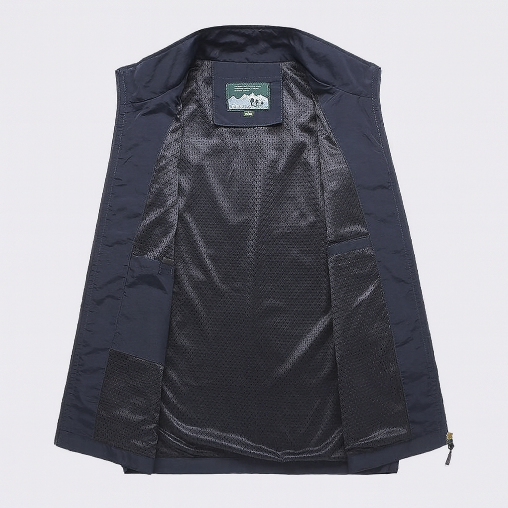 Herre Hurtigtørrende vest – Funktionelt design med aktiv stil
