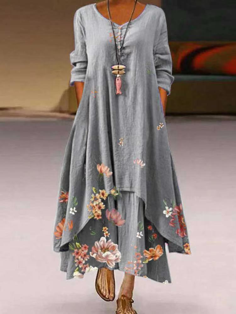 Kvinder Elegant Bomulds Kjole