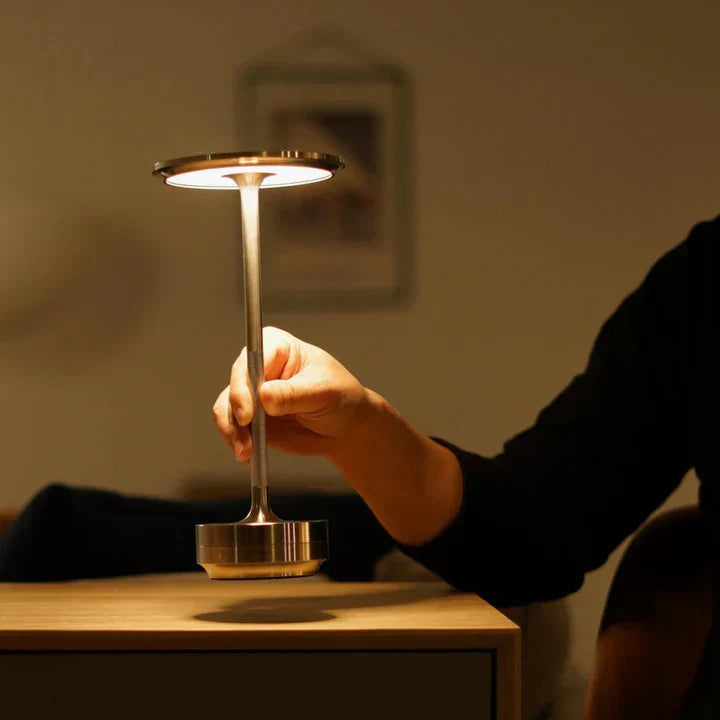 LuminLight Trådløse Genopladelige LED-bordlampe