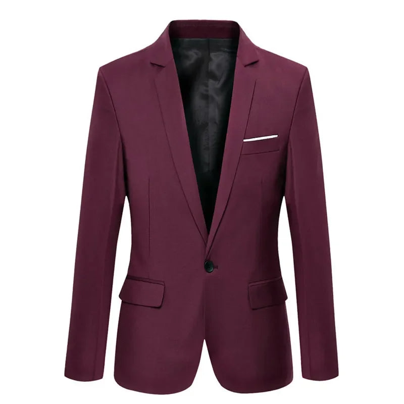 Stilfuld Slim Fit Blazer til Herrer