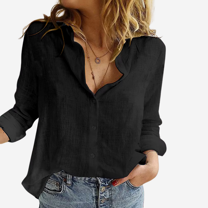 Linnedbluse til kvinder