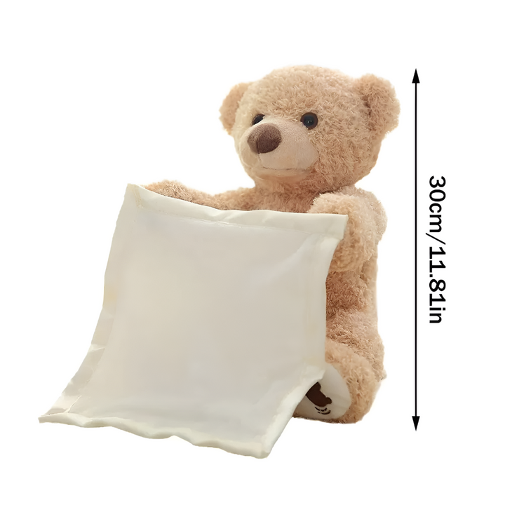 Peek-A-Boo-Bamse - Interdraft Plyslegetøj