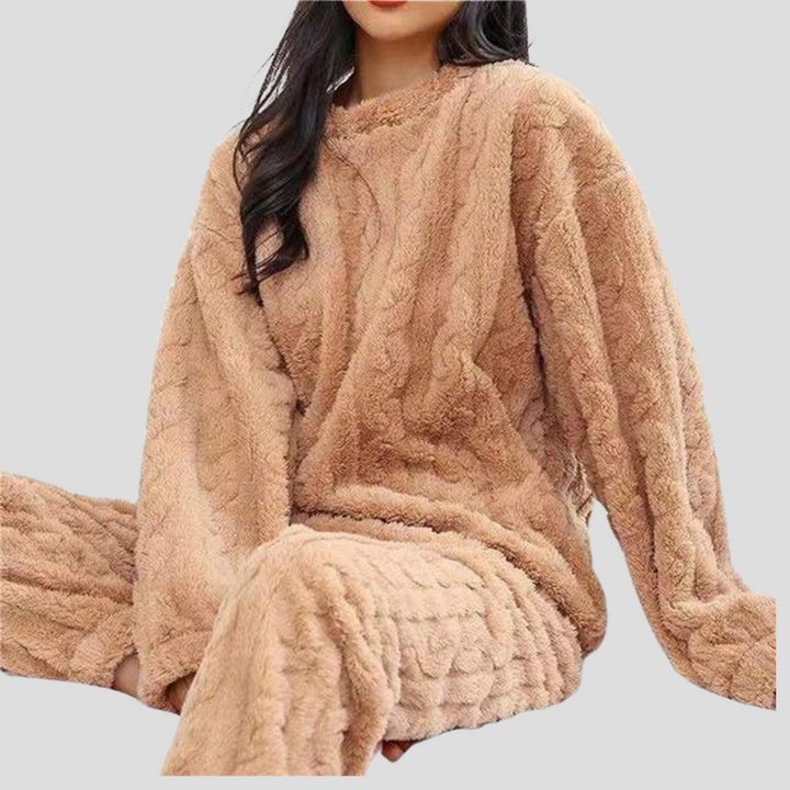 Fleece-pyjamassæt til kvinder