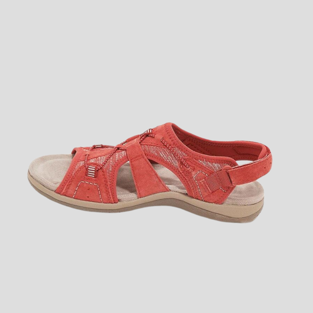 Damesandaler med remme