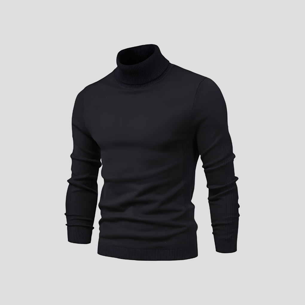 Rullekravesweater til mænd