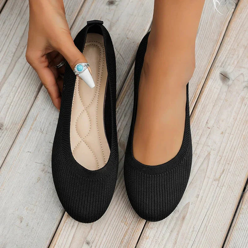 Eu's Åndbar Anti-Slip Sommer Ballerina Sko til Kvinder