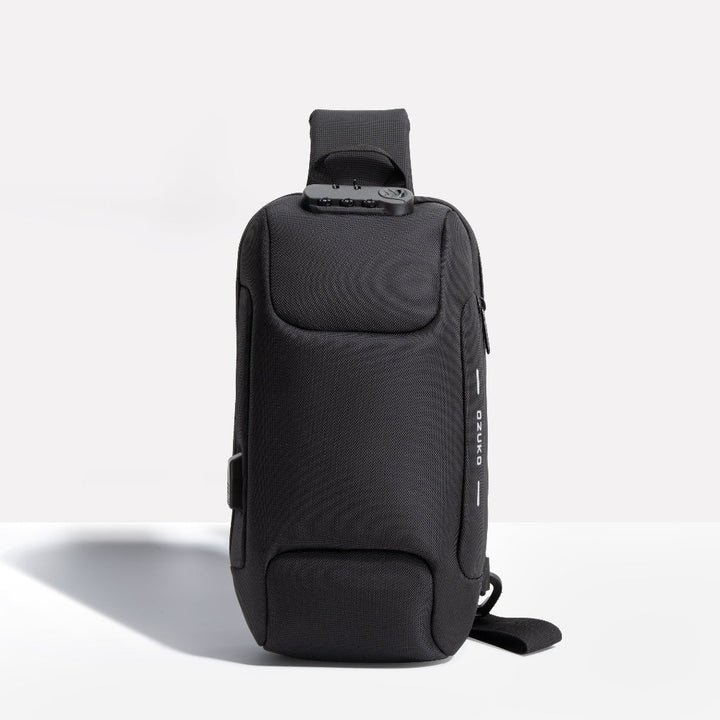 Smart Crossbody Rejsetaske – Anti-tyveri Design med Indbygget USB-Port