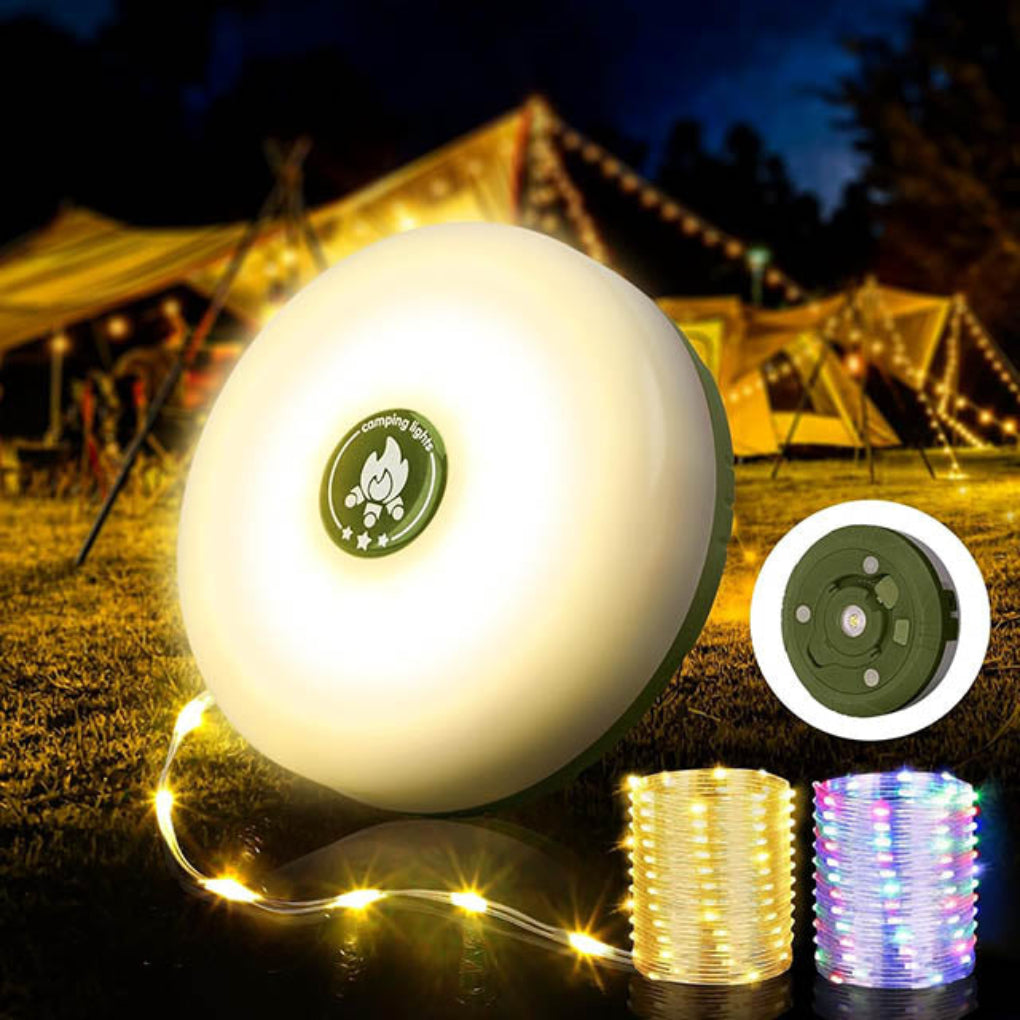 4-i-1 bærbar campinglampe – alsidig belysning overalt