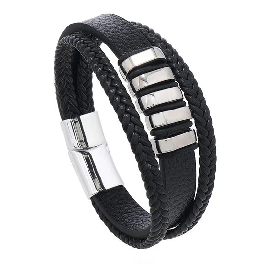 Stilfuld sneaker i Læder Armbånd til Mænd