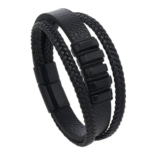 Stilfuld sneaker i Læder Armbånd til Mænd