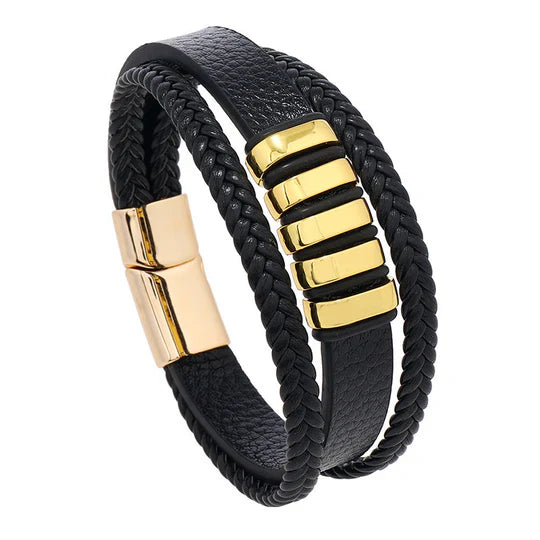 Stilfuld sneaker i Læder Armbånd til Mænd