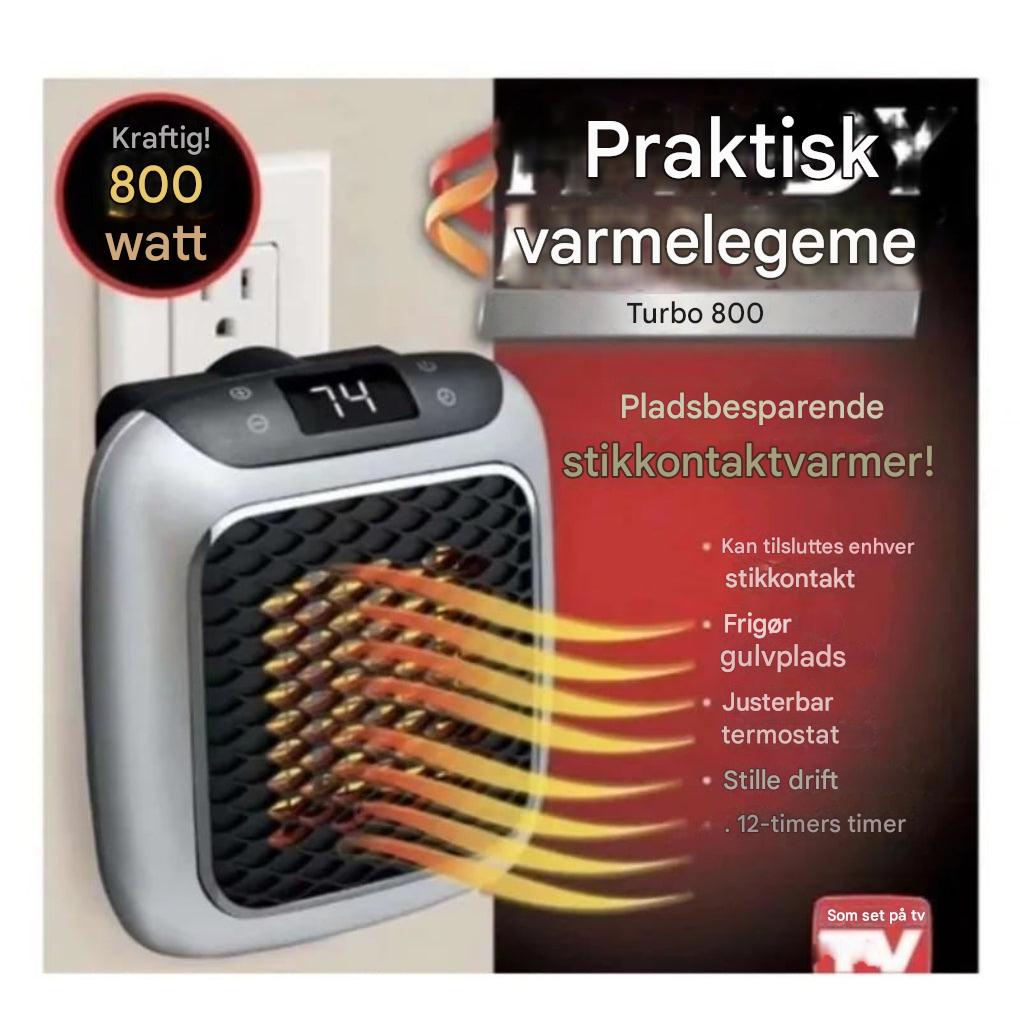 800 W mini bærbar elektrisk varmeapparat
