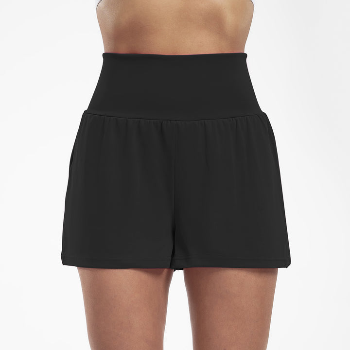 Højtaljede yogashorts