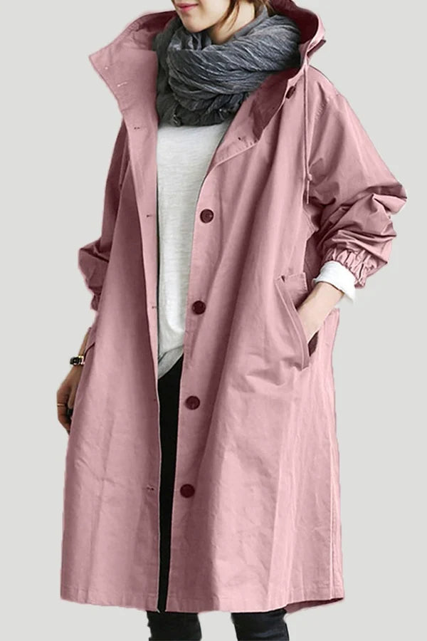 Maris Vandtæt Oversized Mellemlang Trenchcoat