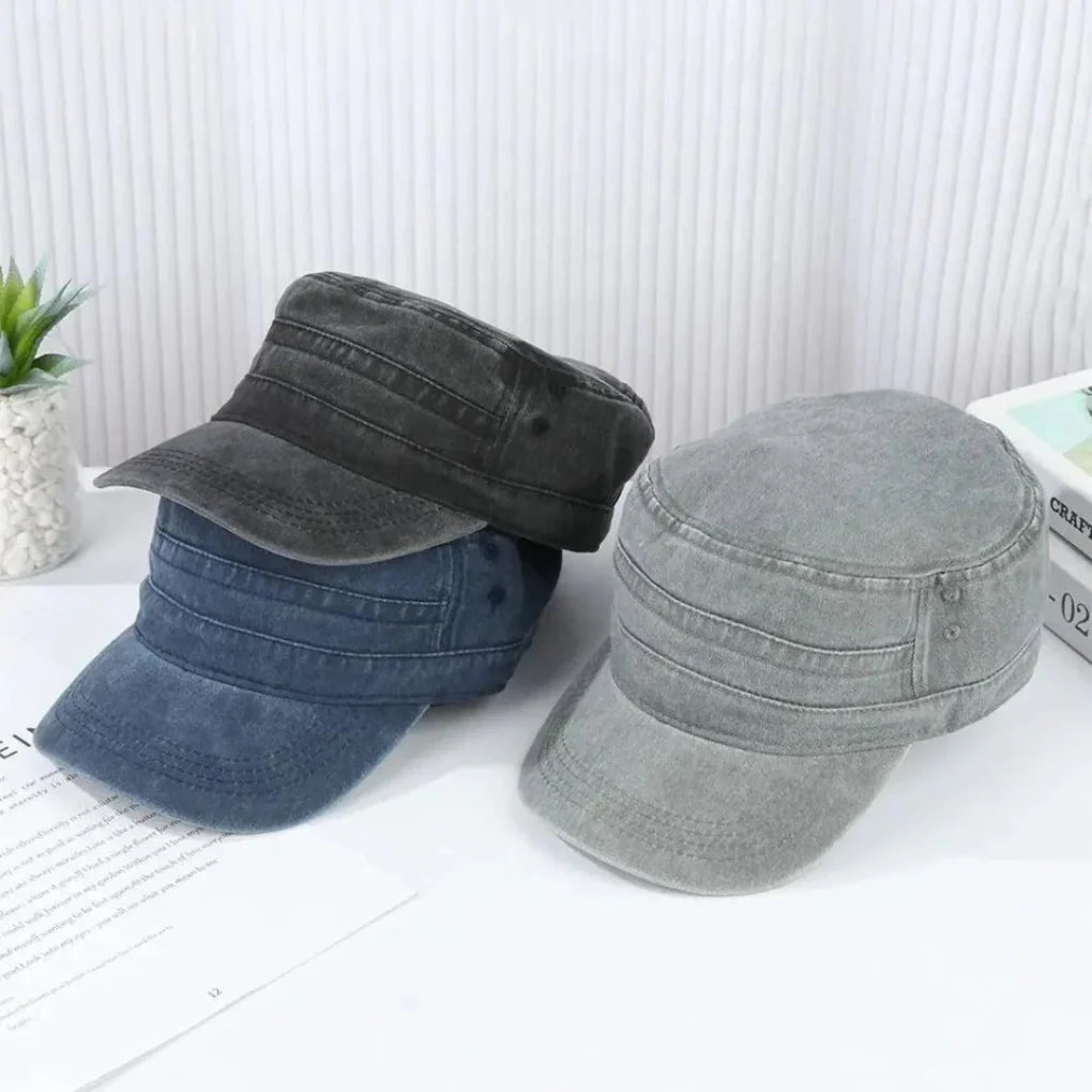 Retro Army Beanie til mænd – Klassisk militærstil med moderne detaljer