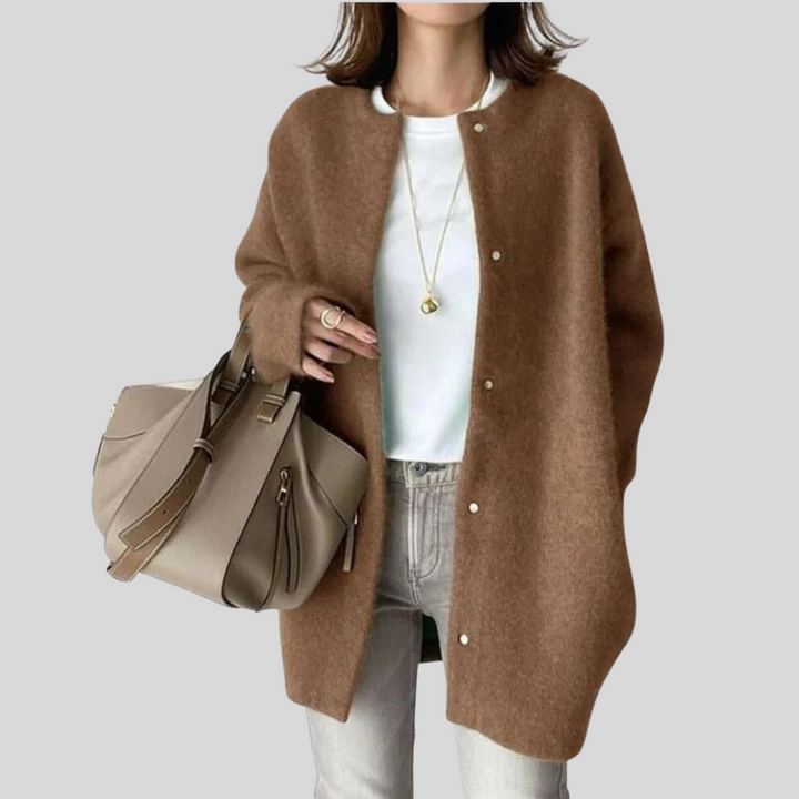 Elegant cardigan – raffineret striklag