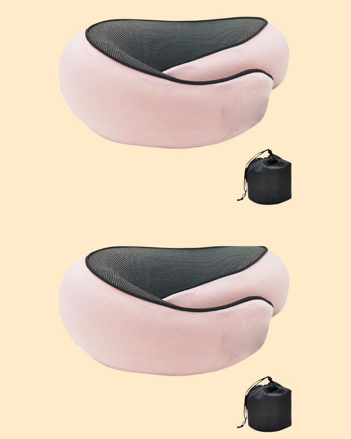 Ergonomiske rejsehovedpuder med memory-skum