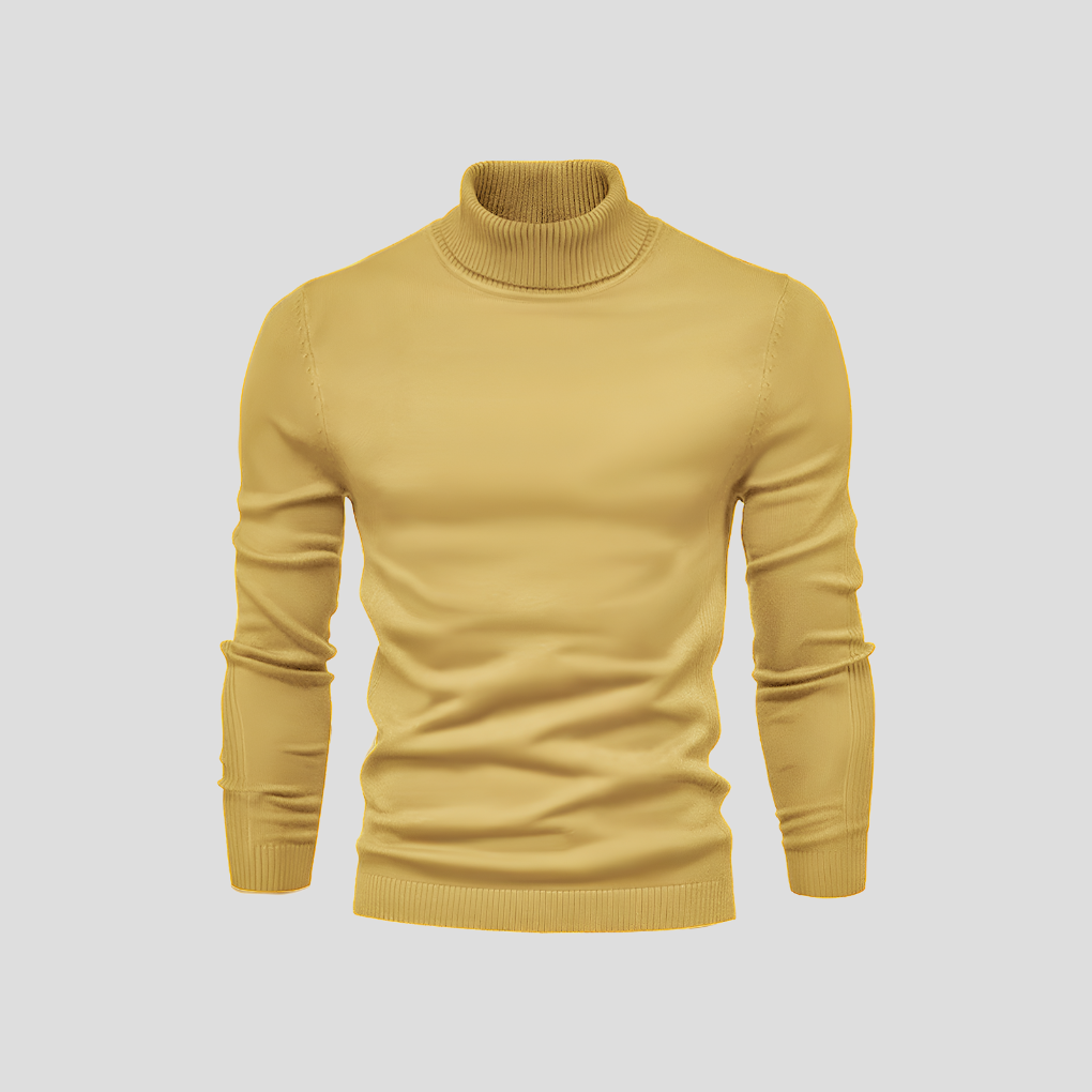 Rullekravesweater til mænd
