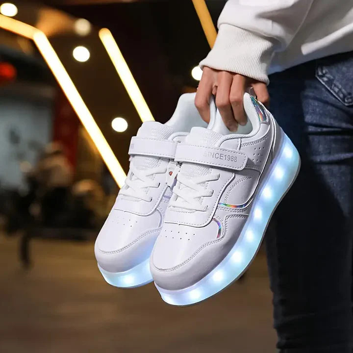 Kids' Light-Up Roller Sko