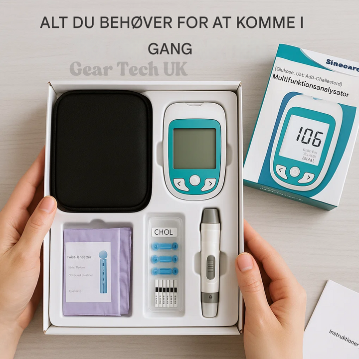 Multifunktionelt analysator-hjemmetestkit