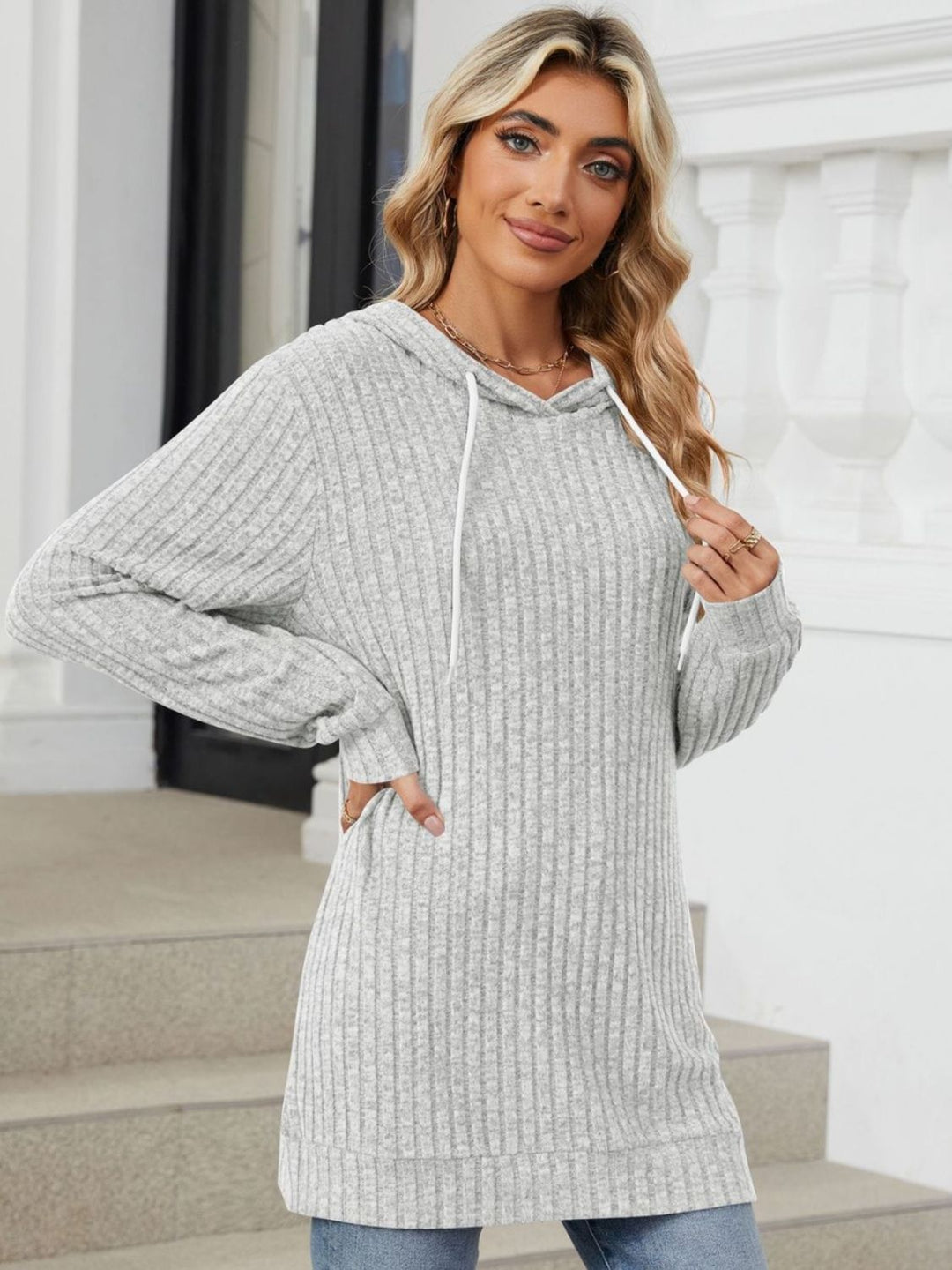 Quanna | Langærmet Hoodie til Kvinder-Modiva