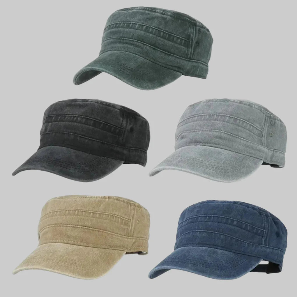 Retro Army Beanie til mænd – Klassisk militærstil med moderne detaljer
