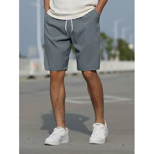 Højtaljede sommershorts til mænd