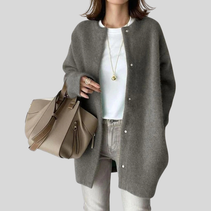 Elegant cardigan – raffineret striklag