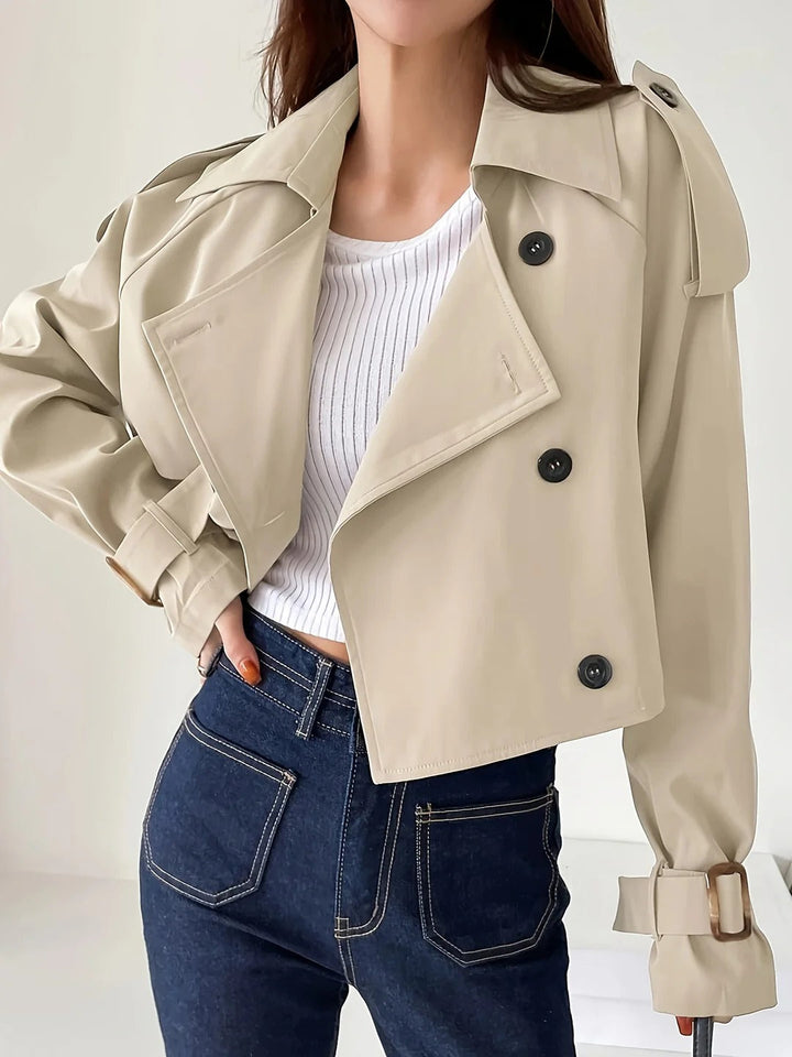 Chic Casual Kort Trenchcoat