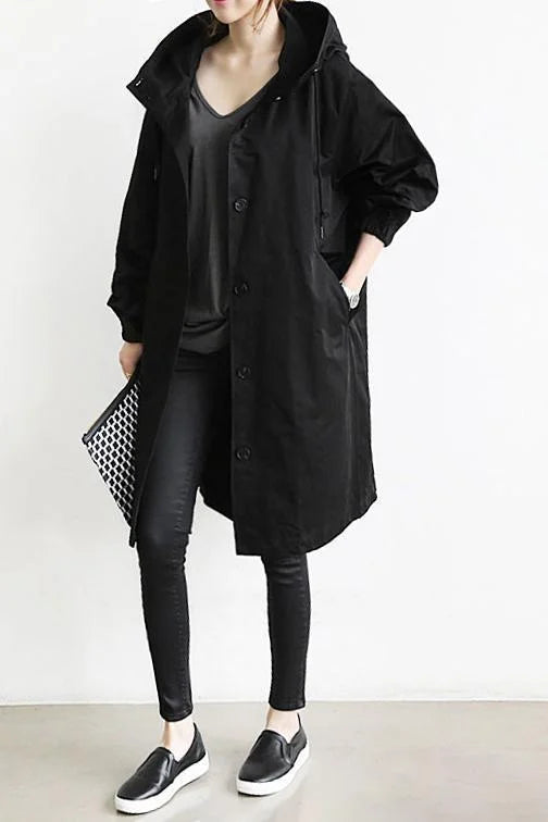 Maris Vandtæt Oversized Mellemlang Trenchcoat