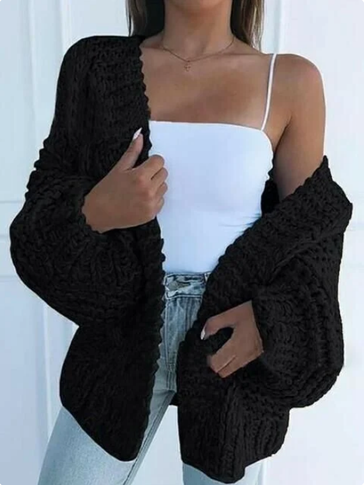 Zoé - Strikket Cardigan-Modiva