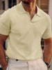 Casual Mænds Polo Shirt Uden Knapper