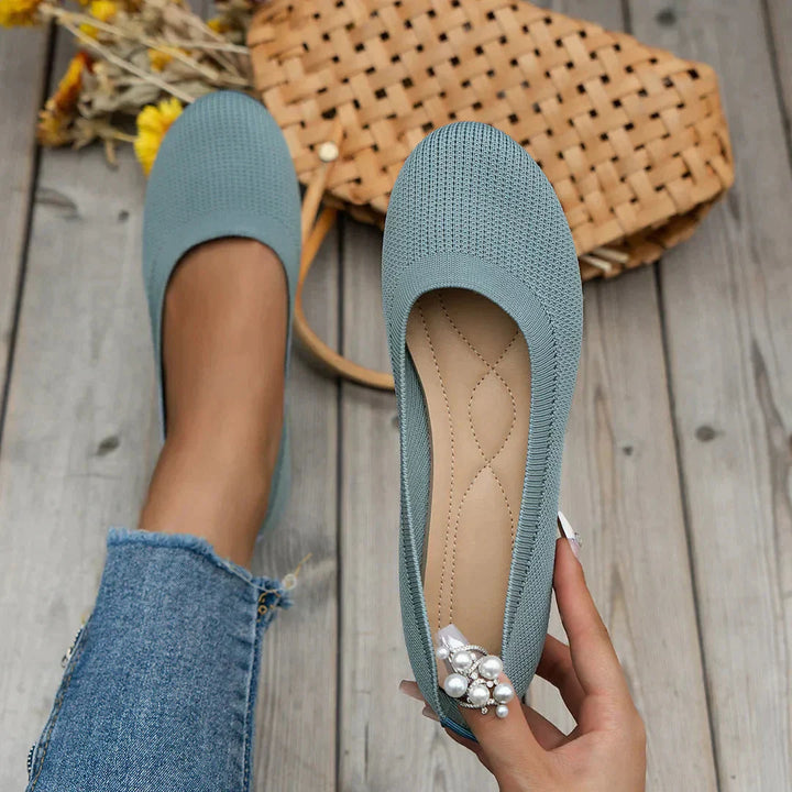 Eu's Åndbar Anti-Slip Sommer Ballerina Sko til Kvinder