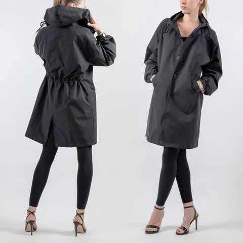 Maris Vandtæt Oversized Mellemlang Trenchcoat