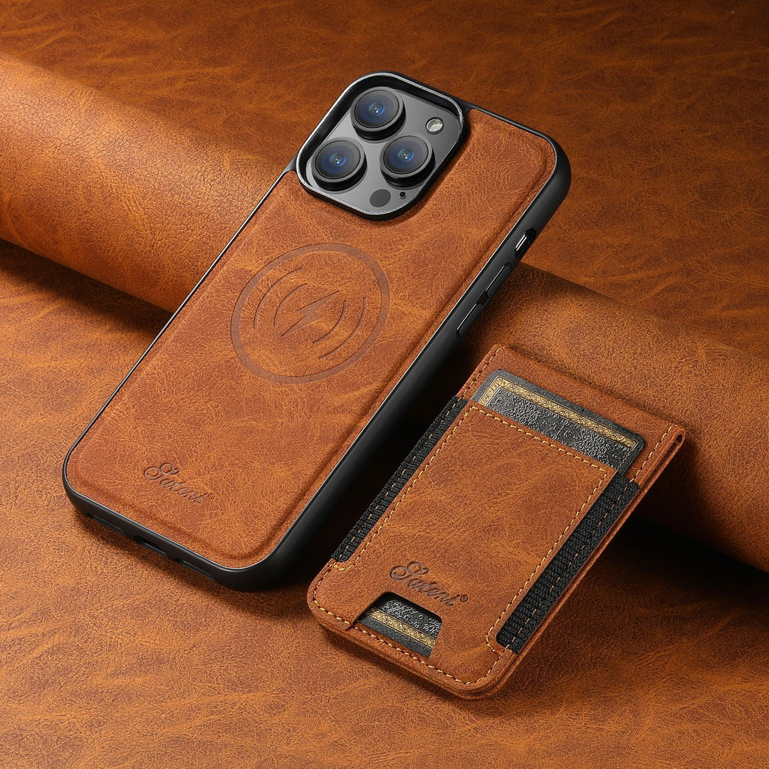 Luksus-Telefon-etui med kortholder
