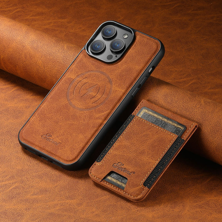 Luksus-Telefon-etui med kortholder
