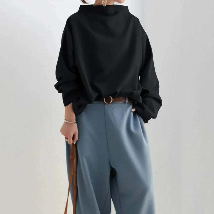 Minimalistisk Loose-Fit Top Tidløs Enkelhed med Hverdagskomfort