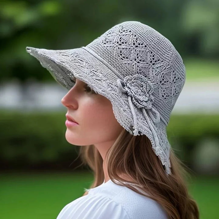 Elegant blonde solhat til kvinder